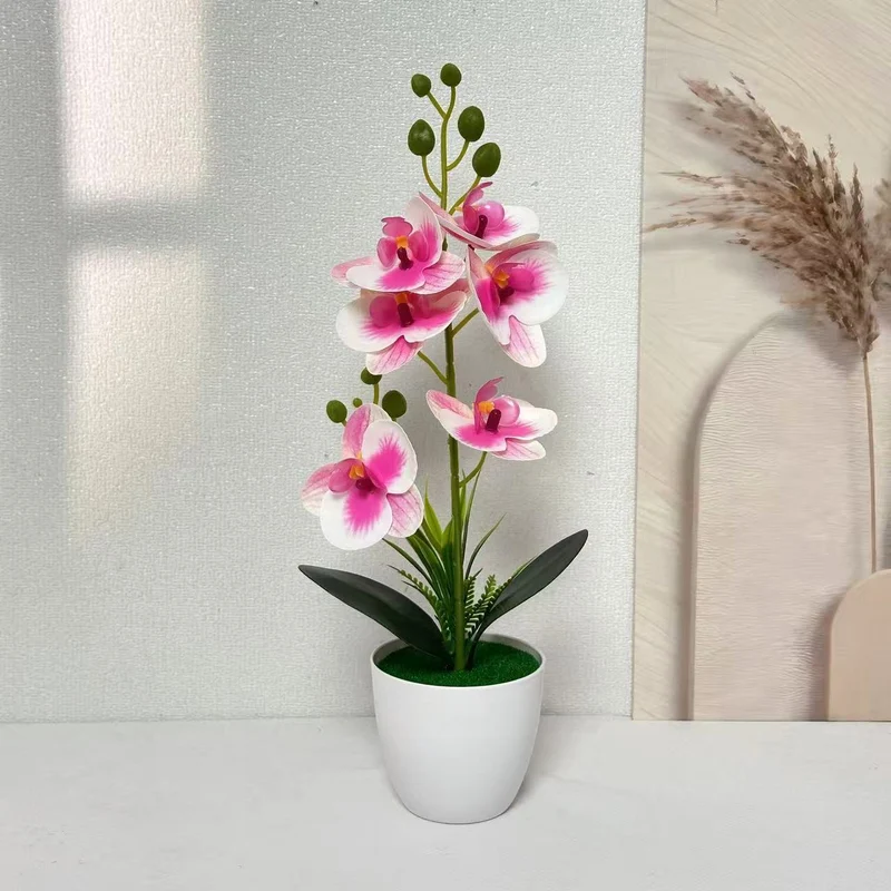 Elegante künstliche Orchideenpflanze für die Wohnkultur