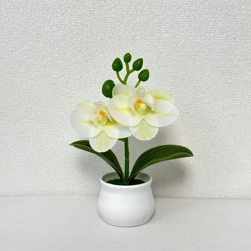 Elegante künstliche Orchideen Dekoration