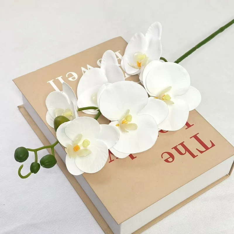 Elegante künstliche Orchideenarrangement für die Wohnkultur