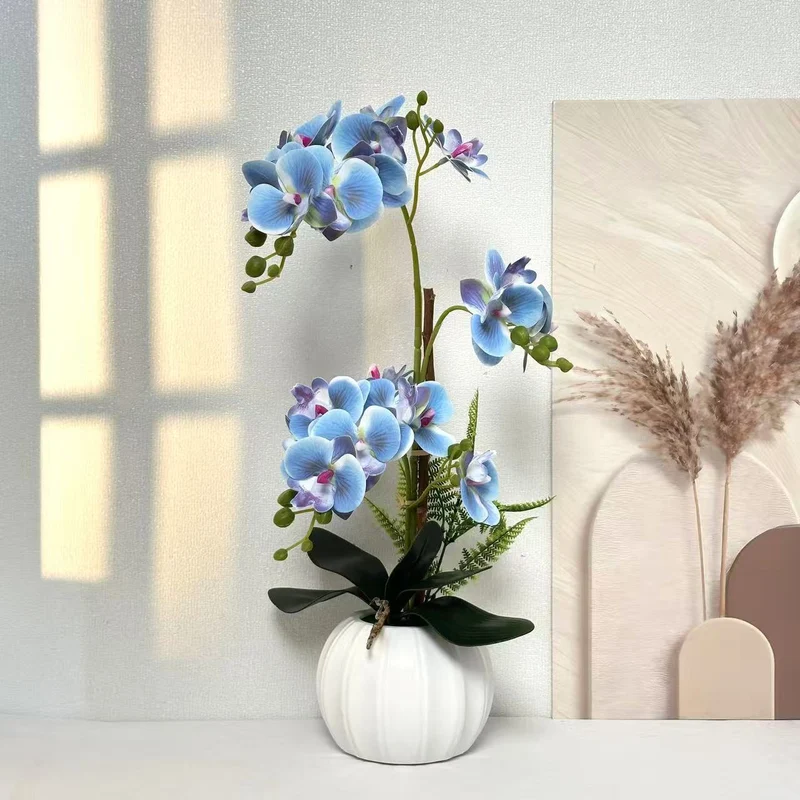 Elegante künstliche Orchideenarrangement für die Innenraumdekoration