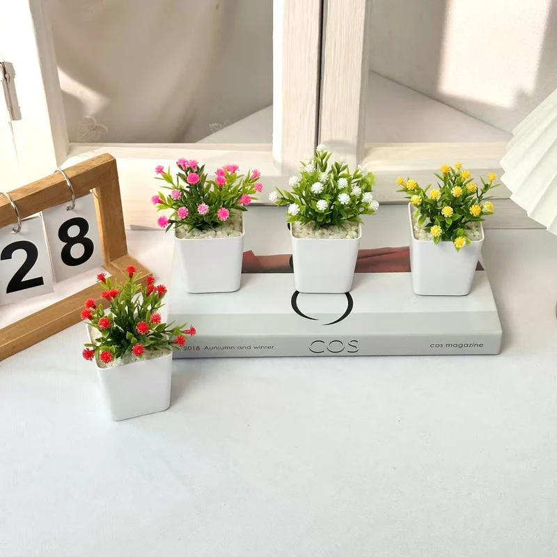 Dekorative Mini-Topfpflanzenanordnung