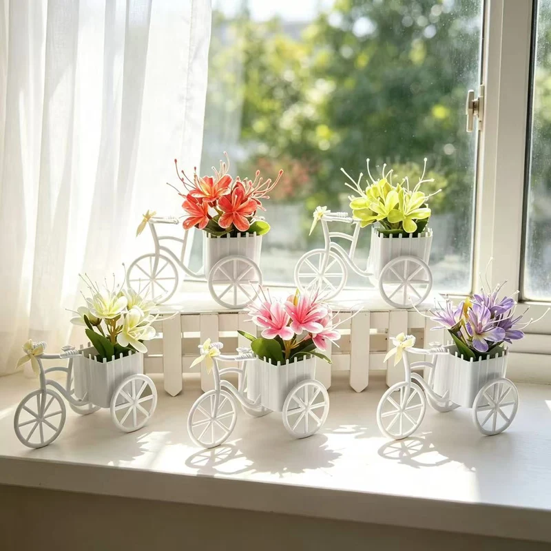 Dekorativer Fahrrad-Blumentopf 1790480766 für Heimdekoration