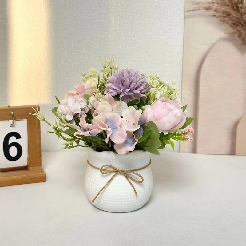 Künstliche Orchideenpflanzenanordnung für die Wohnkultur