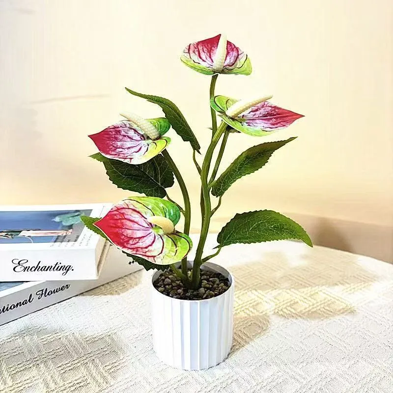 Künstliche Orchideenpflanzenarrangement 1790480743 Wohnkultur