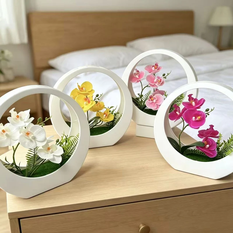Künstliche Orchideenblumen-Dekoration für die Wohnkultur