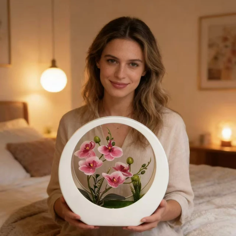 Künstliches Orchideenblumenarrangement für die Innenausstattung