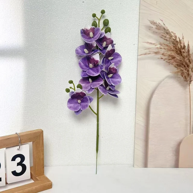 Künstlicher Orchideen-Tischaufsatz für die Wohnkultur-Darstellung