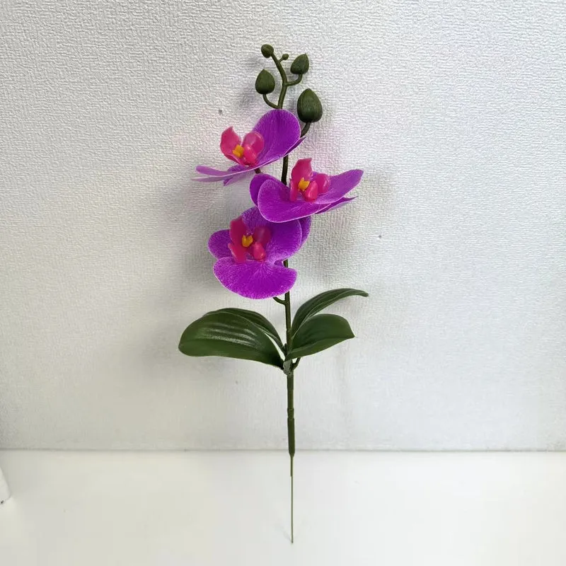 Künstliches Orchideenblütenarrangement für dekorative Wohnraumausstellung