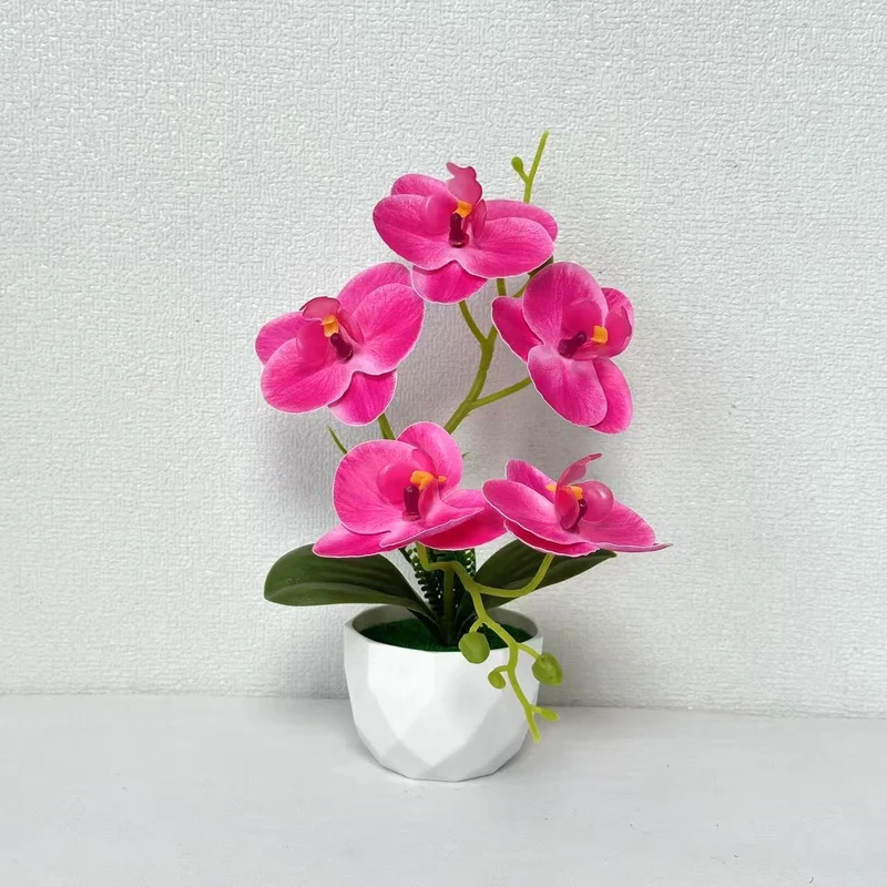 Künstliche Orchideenblumenarrangement für die Innendekoration