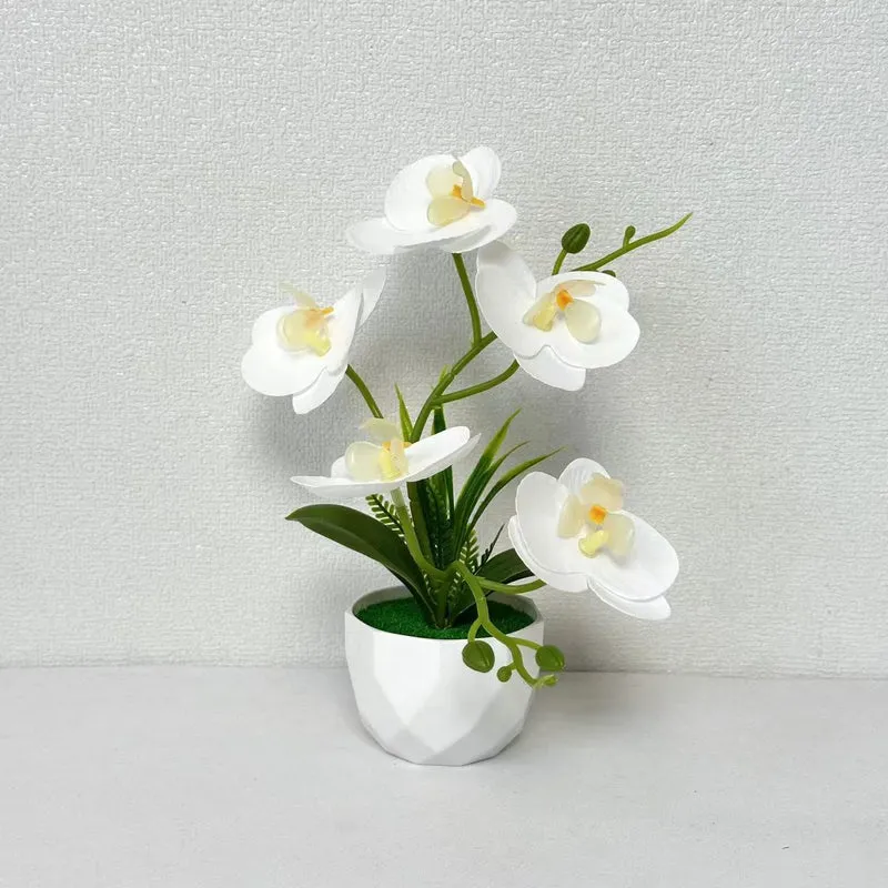Künstliche Orchideenblumenarrangement für die Innendekoration