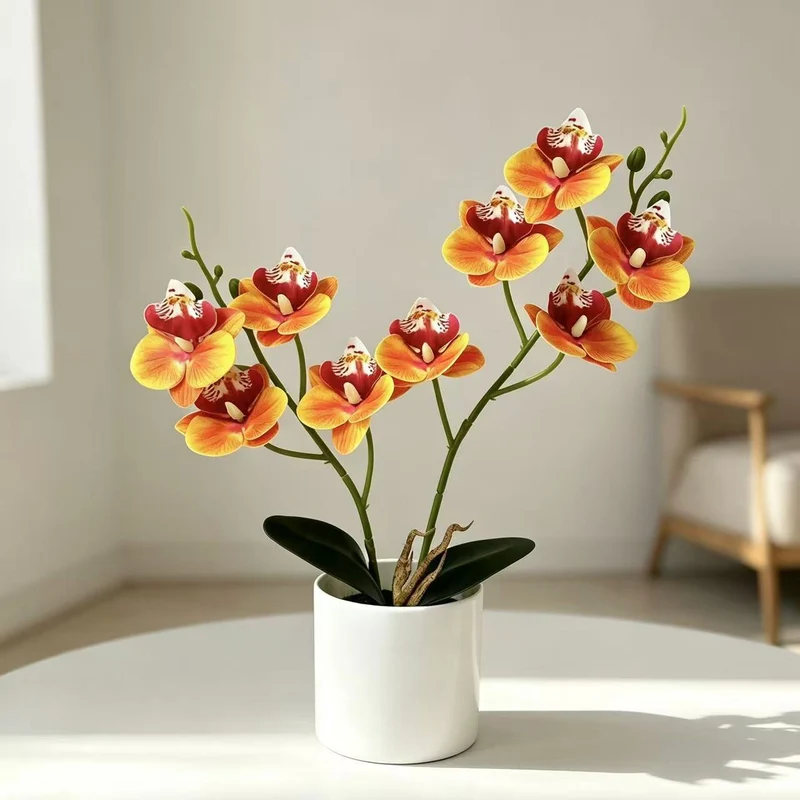 Künstliches Orchideenblumenarrangement 1790480814 für Wohnkultur und Ausstellung