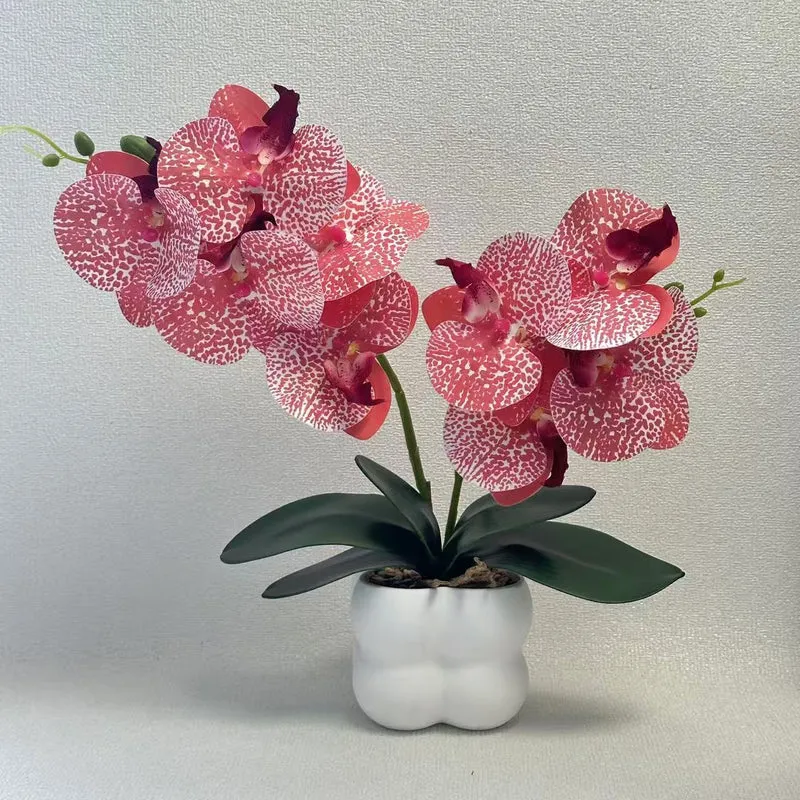 Künstliches Orchideenarrangement für die Wohnkultur und die Innenausstellung