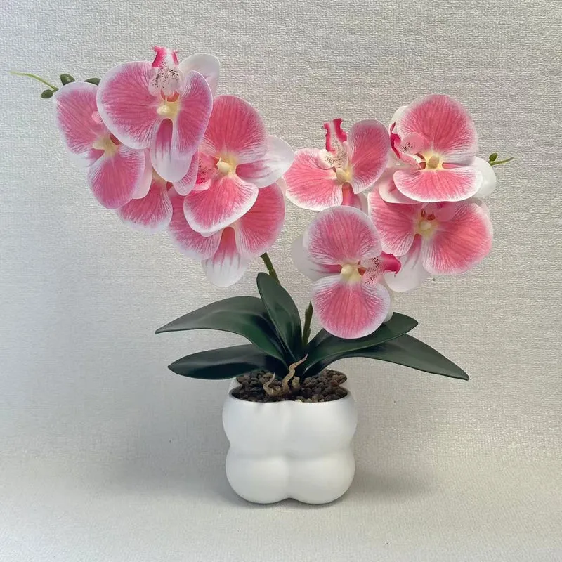 Künstliches Orchideenarrangement für die Wohnkultur und die Innenausstellung