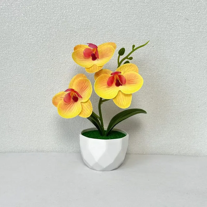 Künstliche Orchideenarrangement für dekorative Innendekoration
