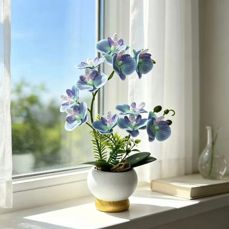Künstliche Orchideenarrangement für Tischdekoration