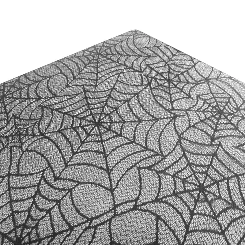 Transparente Spitzen-Tischauflage mit Spinnennetz-Motiv für Halloween-Dekor