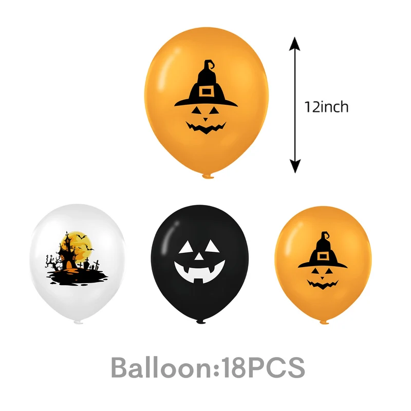 Papierservietten-Set mit Halloween-Motiven und detailreichem Druck für Partydekoration