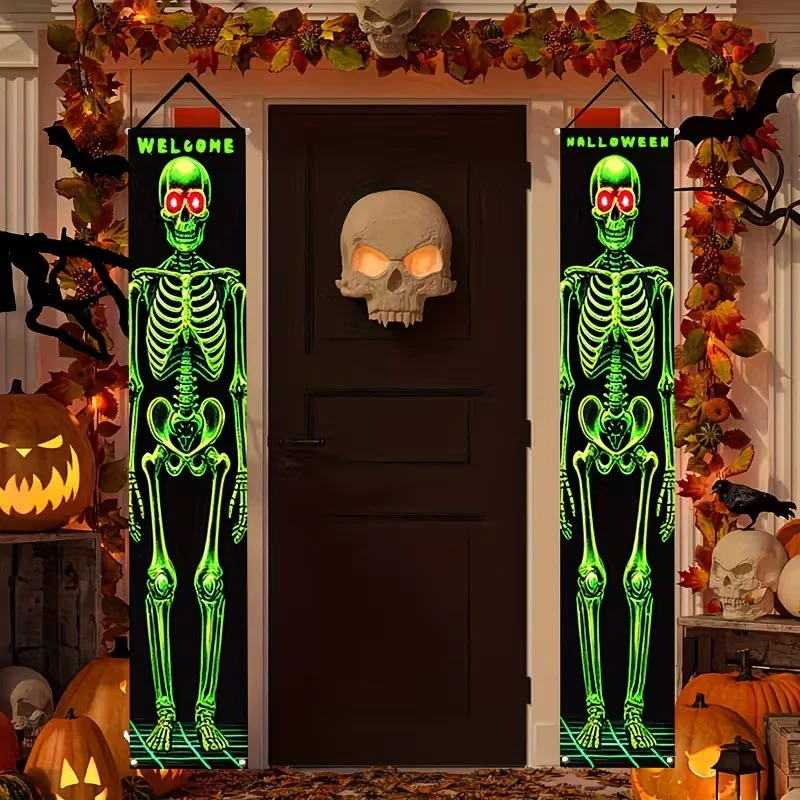 Hängendes Halloween-Türbanner Set
