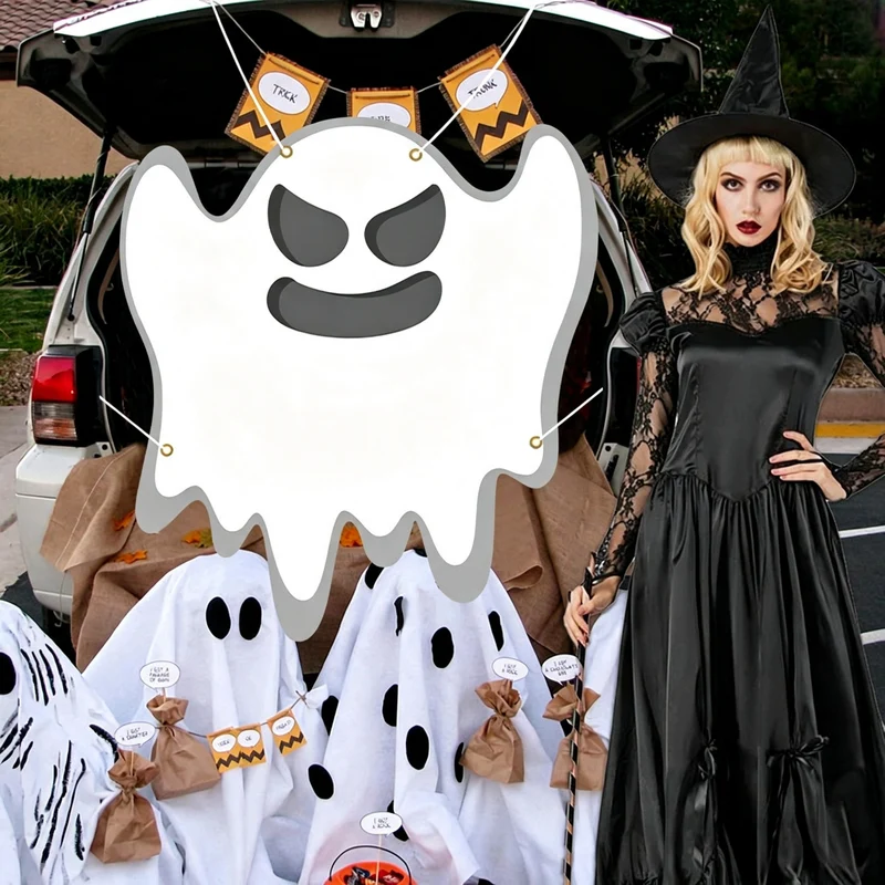 Großer Halloween Wandsticker Vinyl mit tanzenden Skeletten und ablösbarem Selbstklebefilm