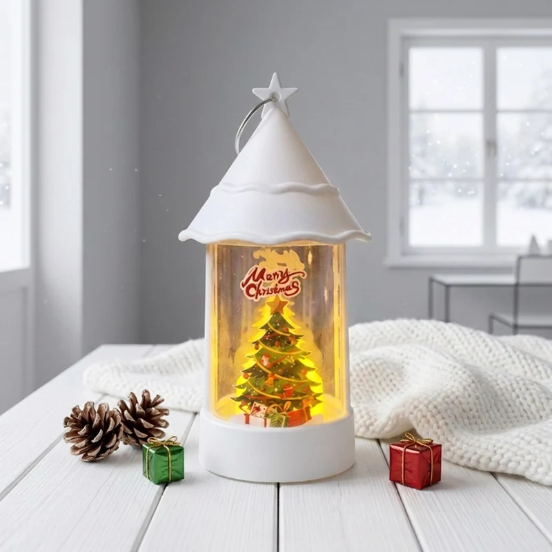 Weihnachtslaterne mit LED-Beleuchtung