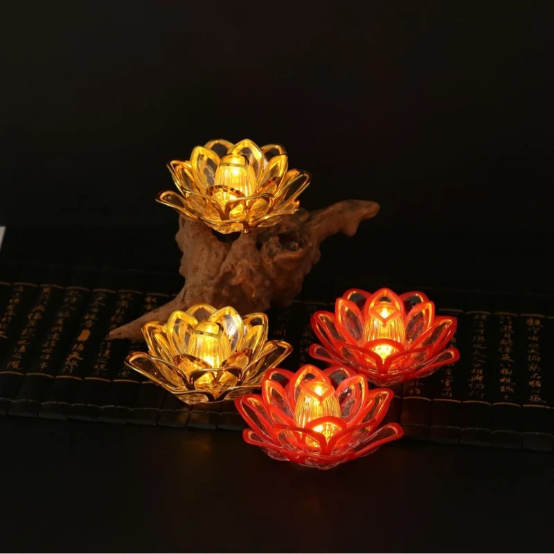 LED Lotusblumen Tischleuchte