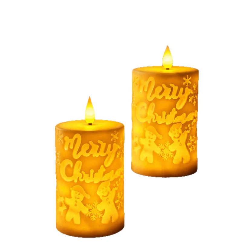 Festliche Weihnachtskerze