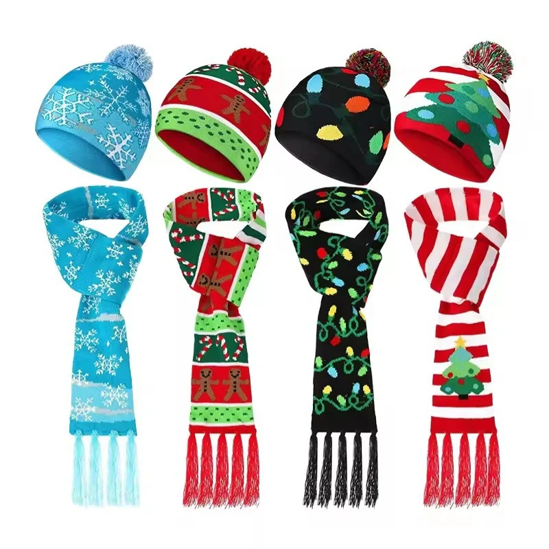 Wintermütze und Schal Set
