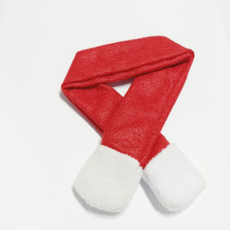 Weihnachtsmütze und Schal Set