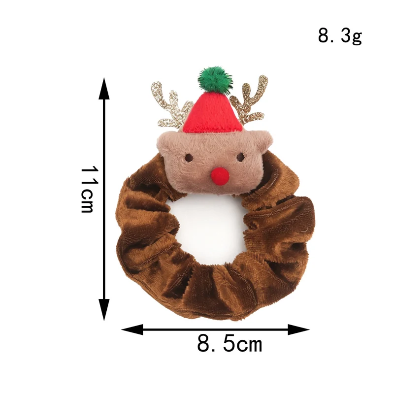Weihnachtsgeschenk Haargummi mit Schleife