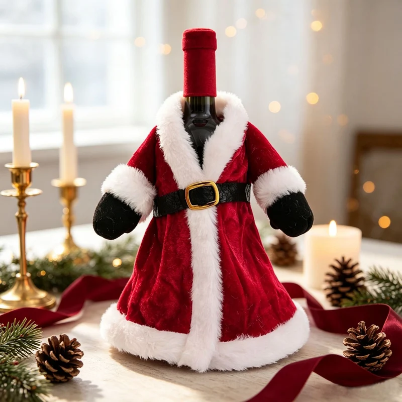 Weihnachtsflascheverkleidung