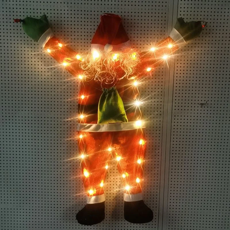 Lustiger Weihnachtsstrumpf mit Grinch-Motiv