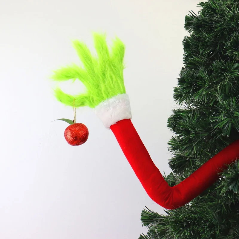 Lustige Weihnachtsmann-Handfigur
