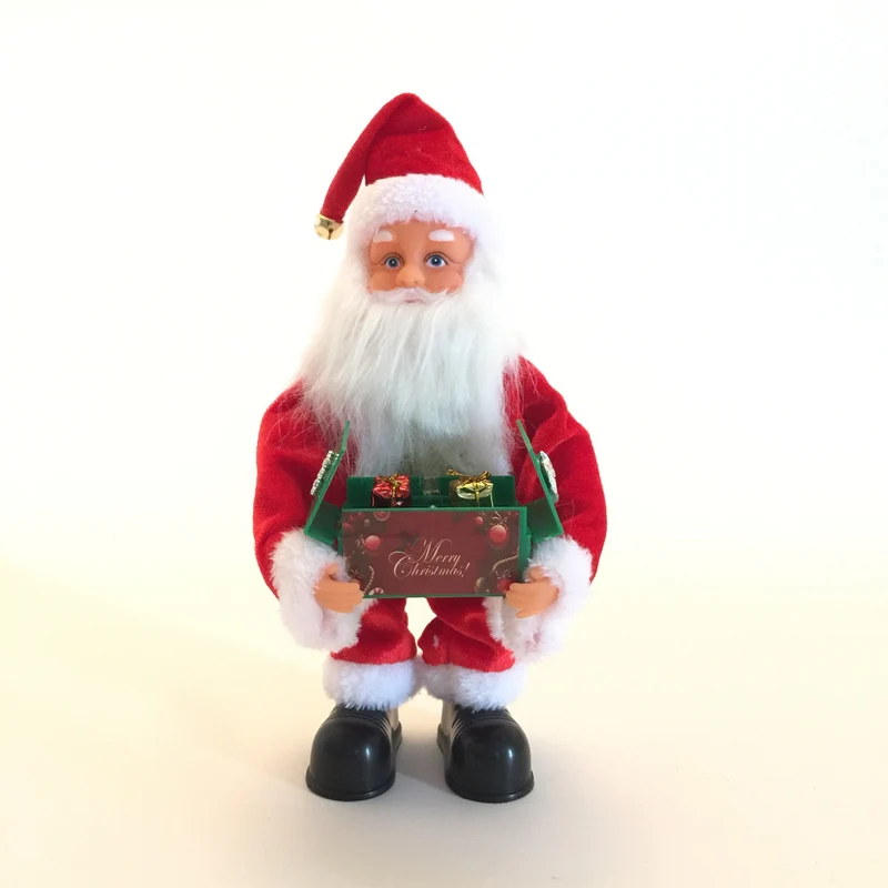 Dekorative Weihnachtsmann Figur mit Geschenken