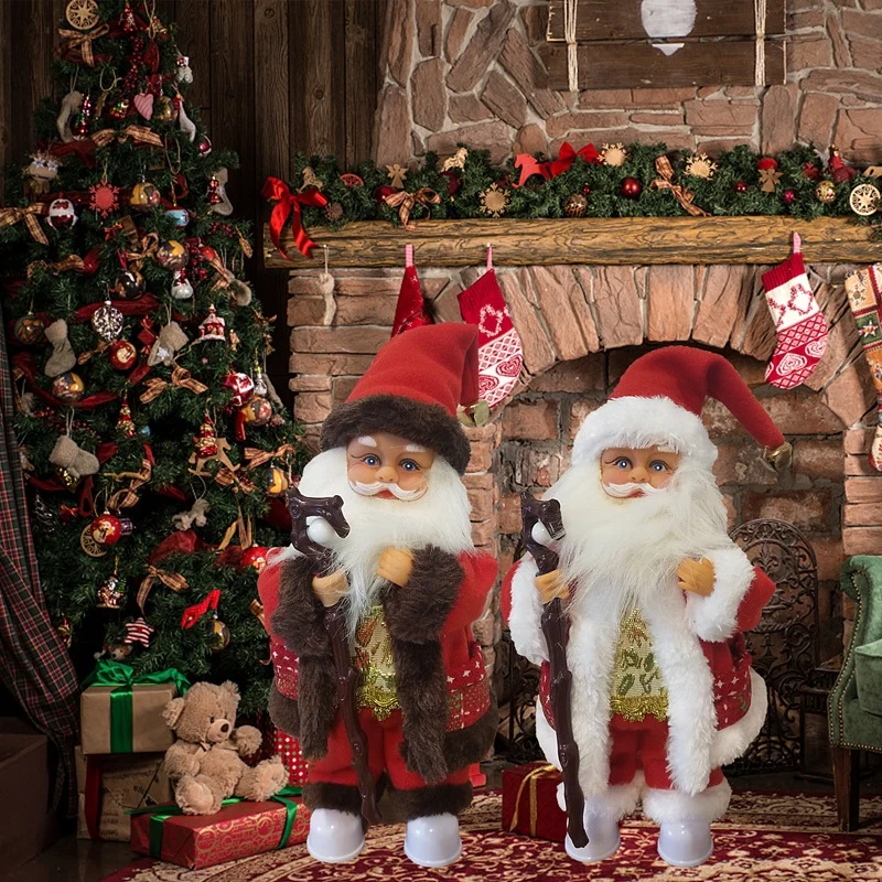 Dekorative Weihnachtsmann Dekofigur