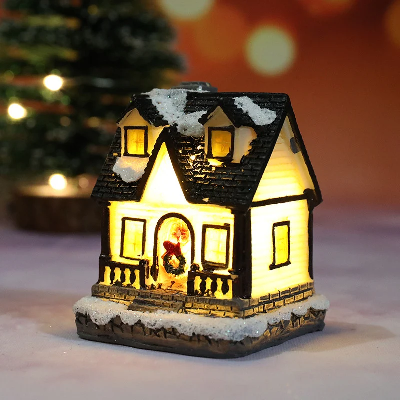 Dekorative Weihnachts-Spielzeughaus Figur