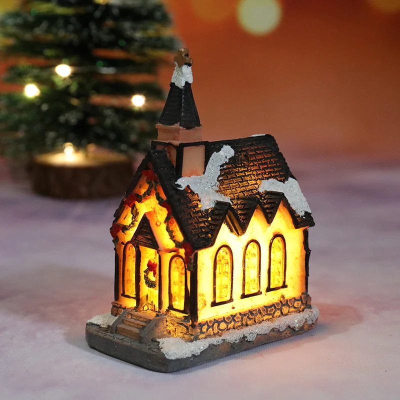 Dekorative Weihnachts-Spielzeughaus Figur