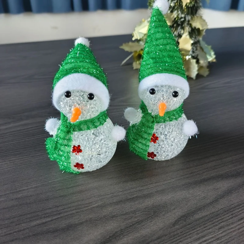 Dekorative Schneemannset