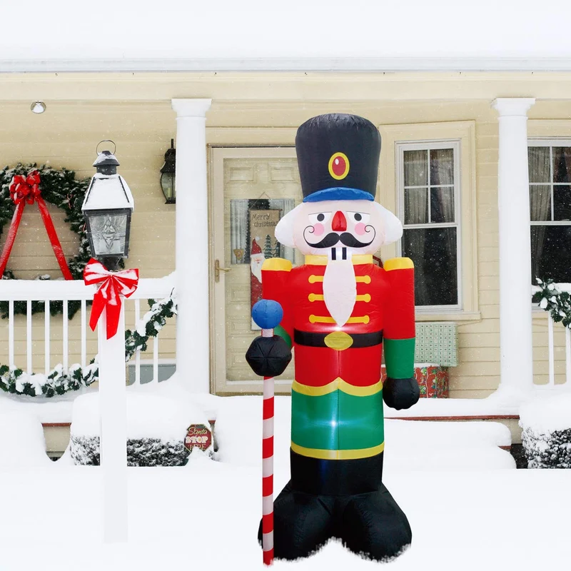 Aufblasbarer Nussknacker Weihnachtsmann