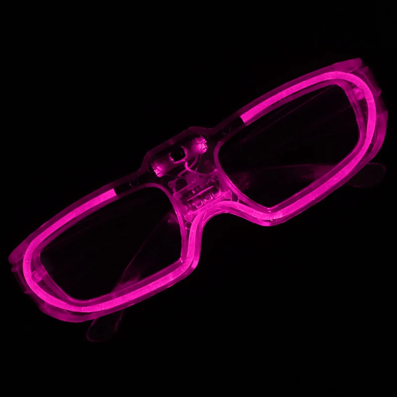 Leuchtende Herzbrille