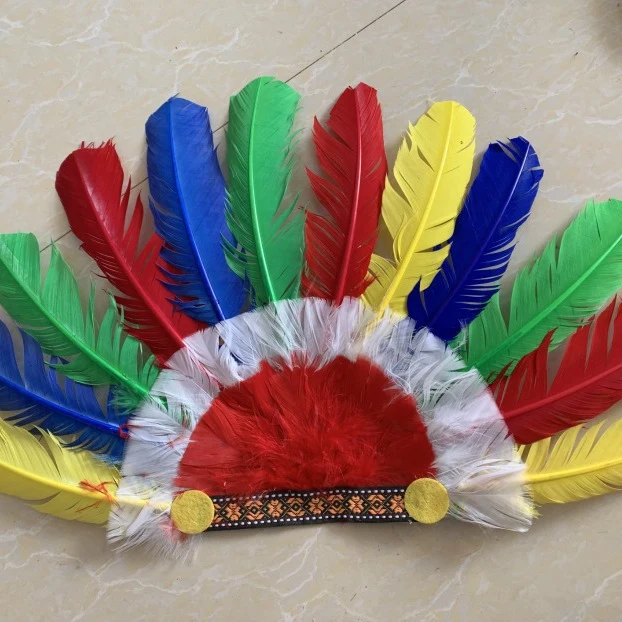 Indianischer Federkopfschmuck