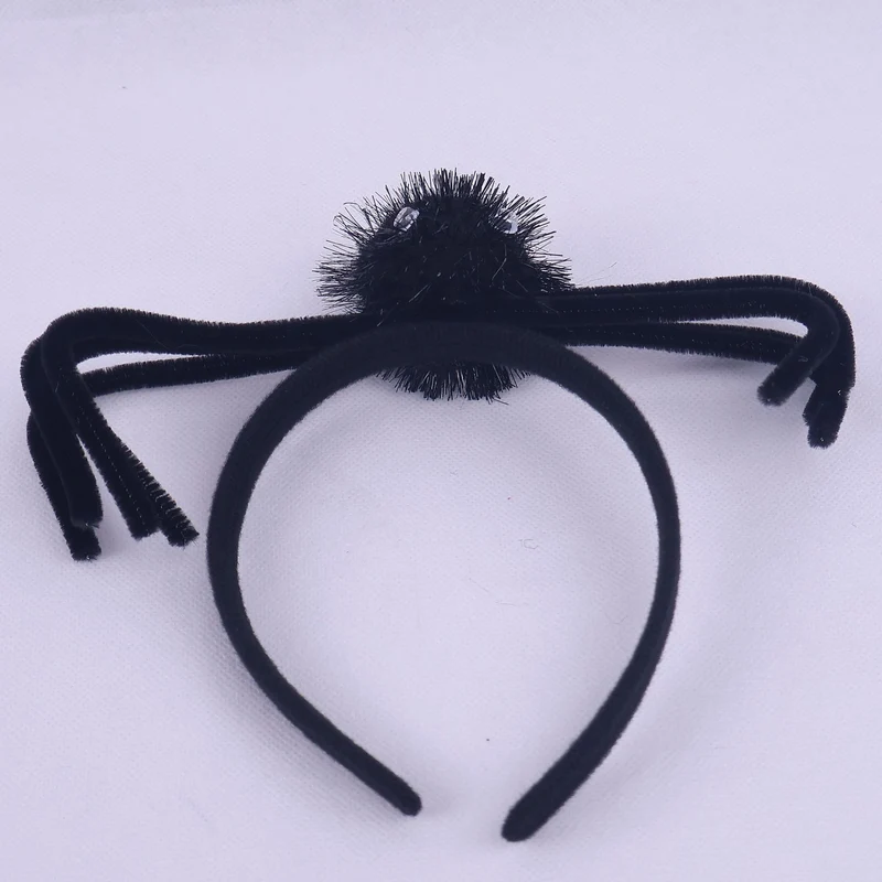 Halloween Haarreif mit Spinnen-Motiv