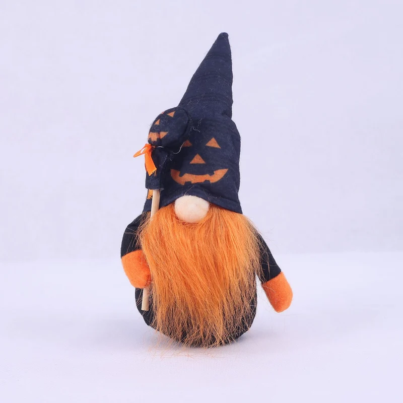 Halloween Dekofigur mit Hexenhut
