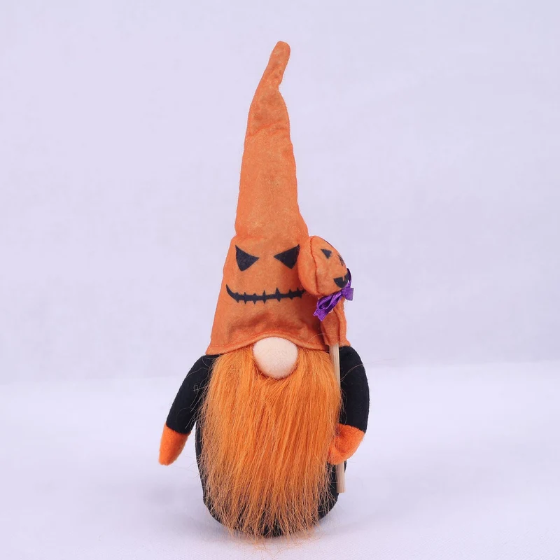 Halloween Dekofigur mit Hexenhut