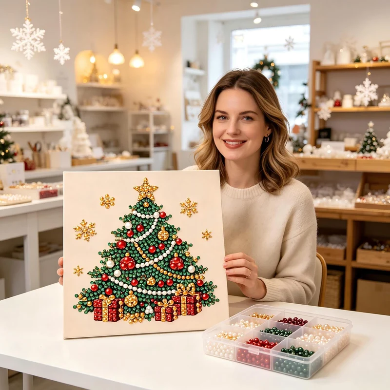 Festliche Weihnachtsbaum Dekoration