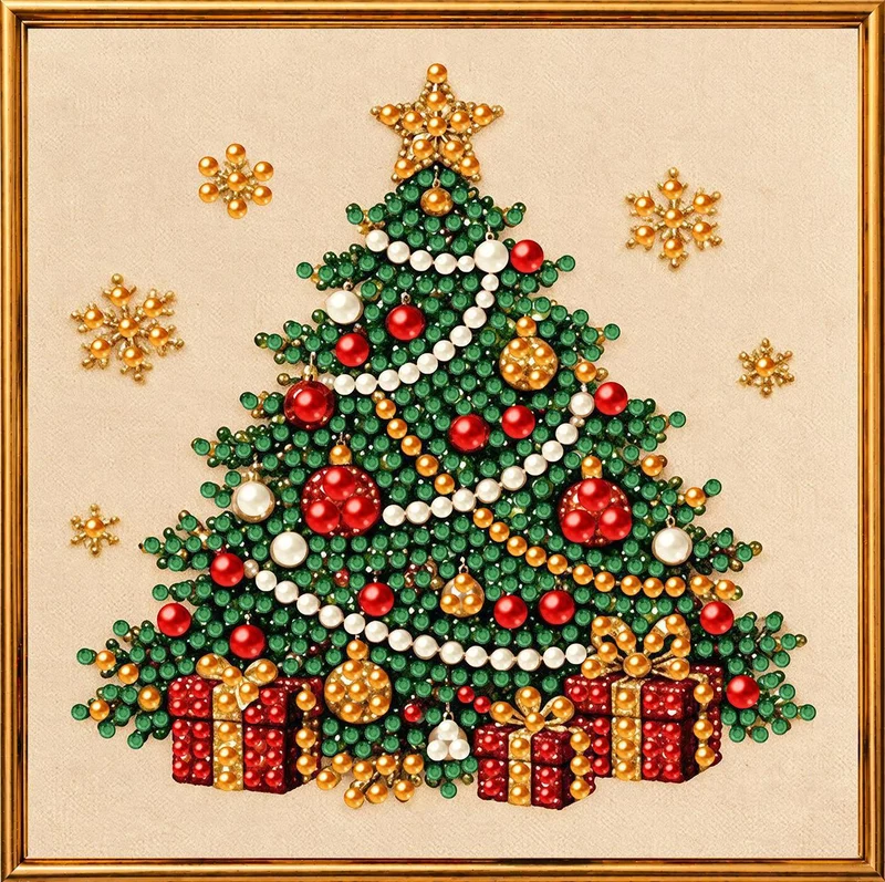 Festliche Weihnachtsbaum Dekoration