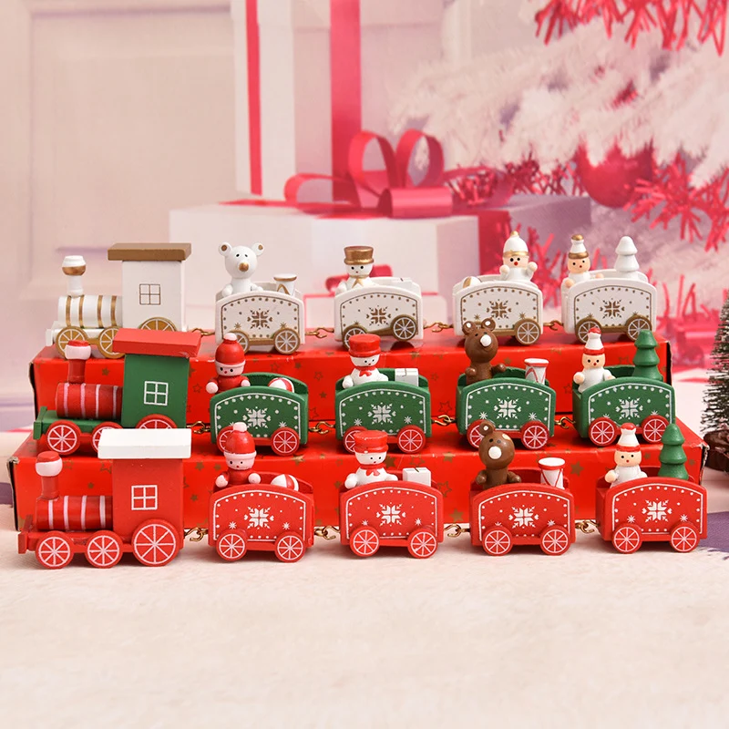 Dekorative Weihnachtszug Figurenset