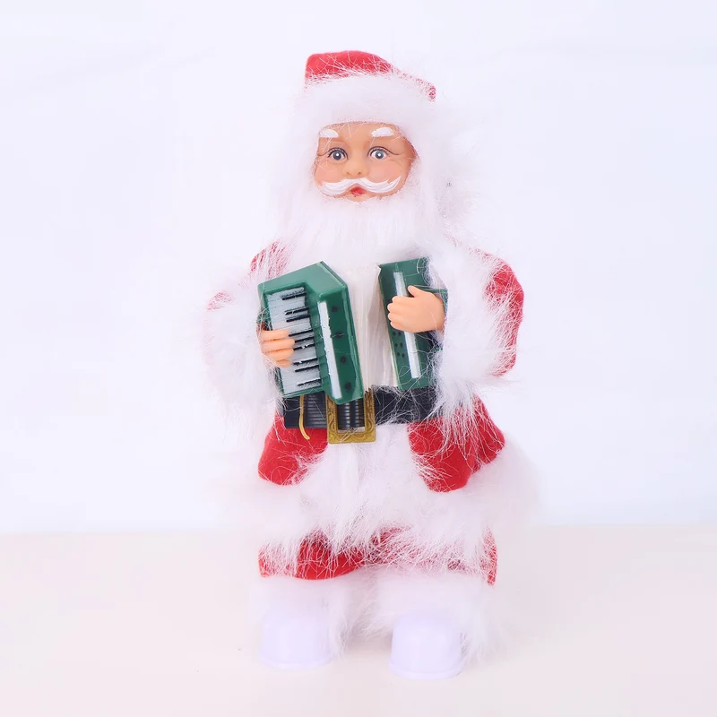 Dekorative Weihnachtsmannfigur mit Süßigkeit