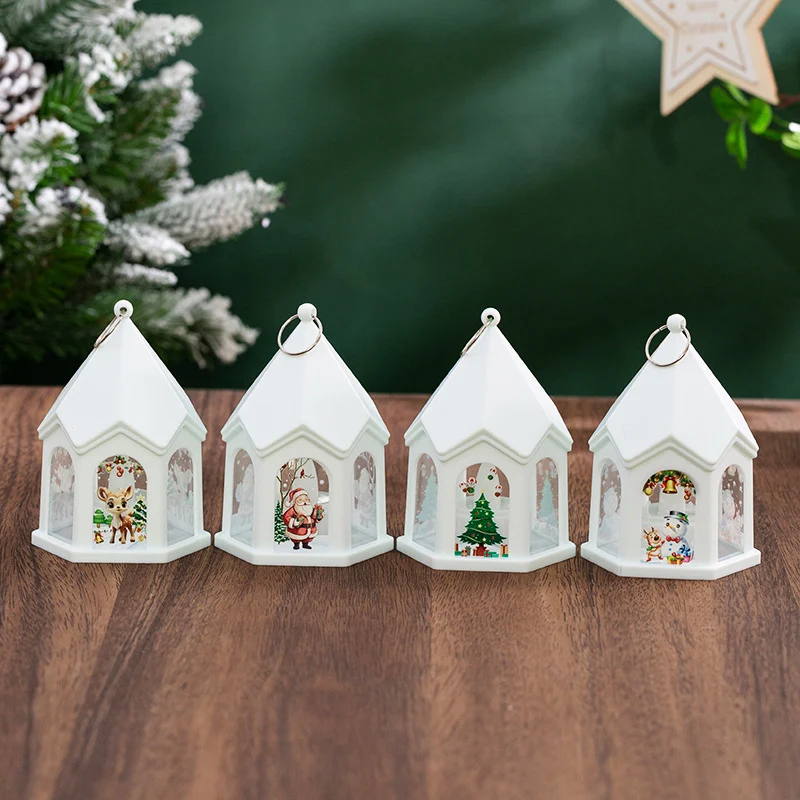 LED Weihnachtslaterne mit nostalgischem Design
