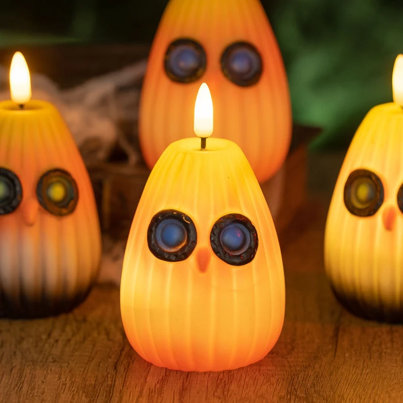 Gruselige LED Kürbislaterne
