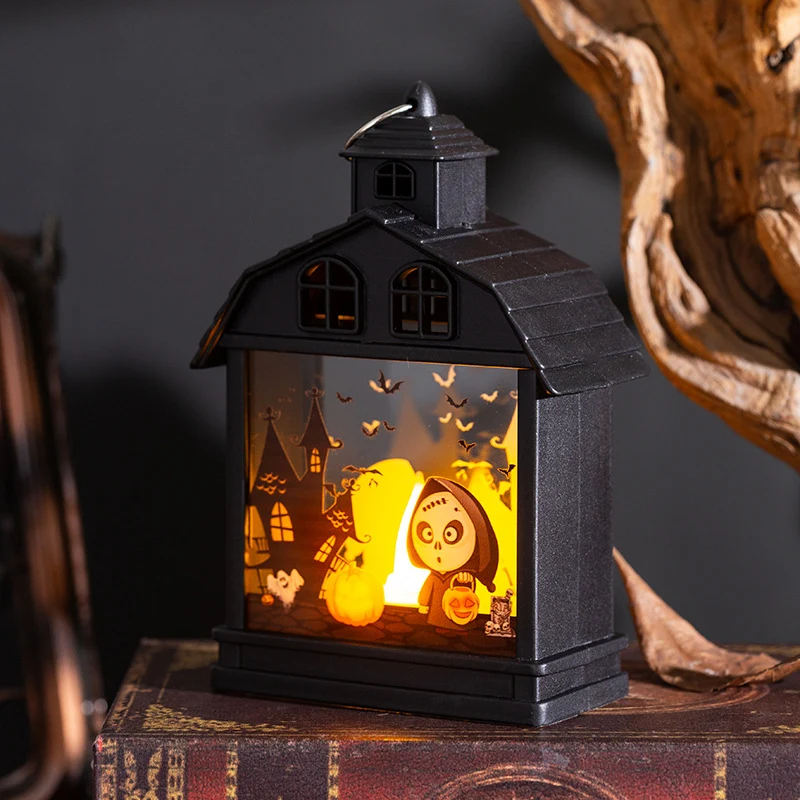 Gruselige Halloween Deko-Laterne